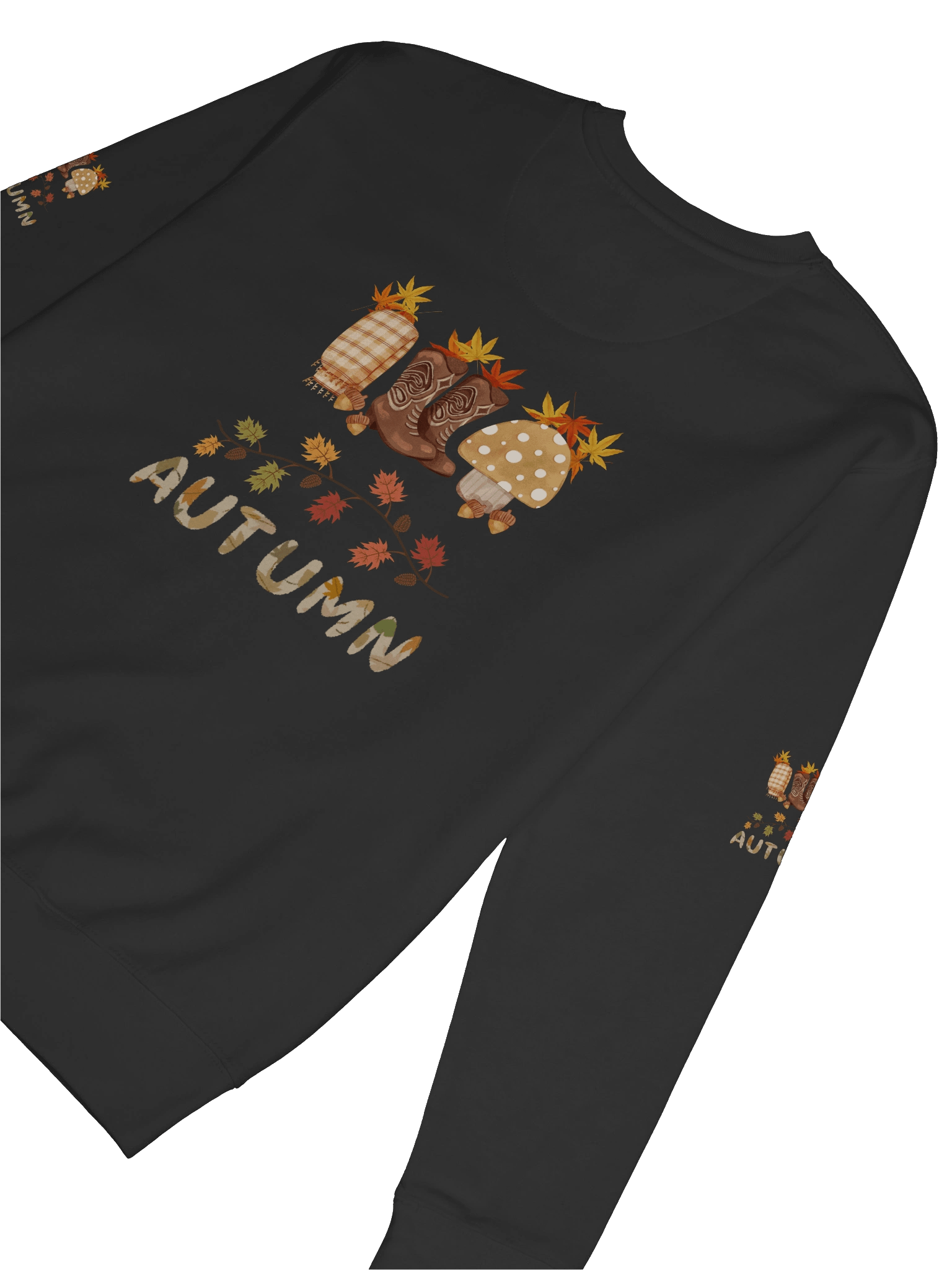 "Comfy Unisex Sweatshirt with Seasonal Autumn Design" product image (65)