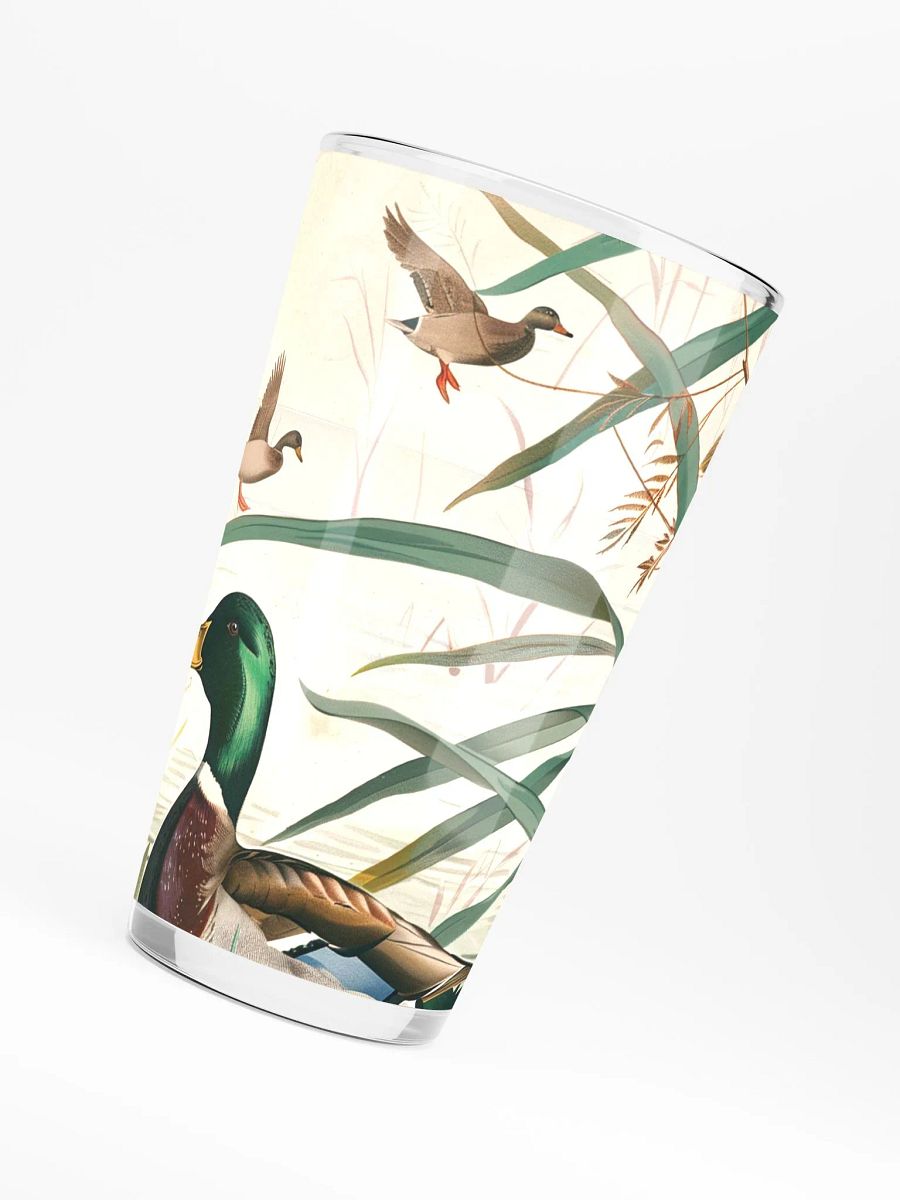 “Kyoto Kamogawa River” Tranquil Mallard Pond Glass Art product image (6)