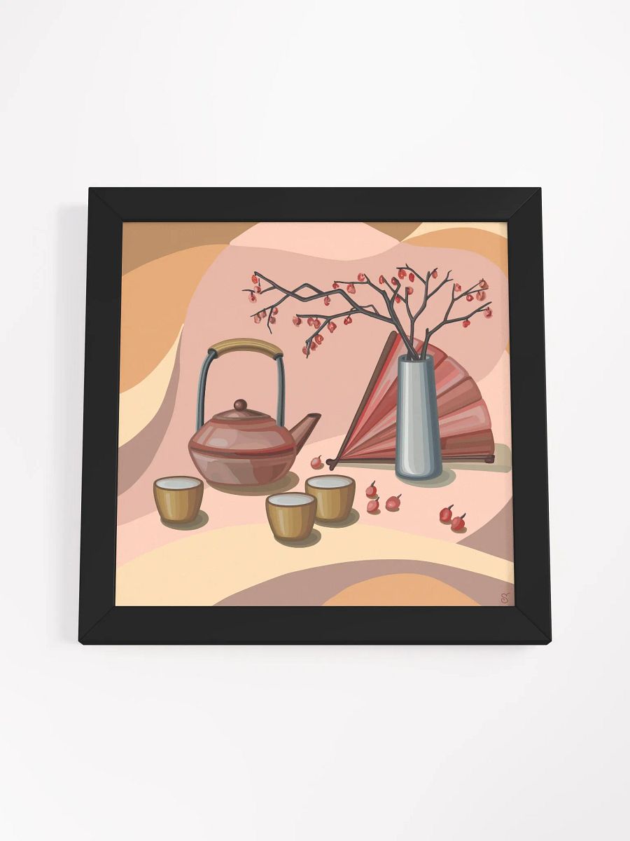 Earthy Teapot Still Life Matte Poster - Coffee Shop No. 12 product image (46)