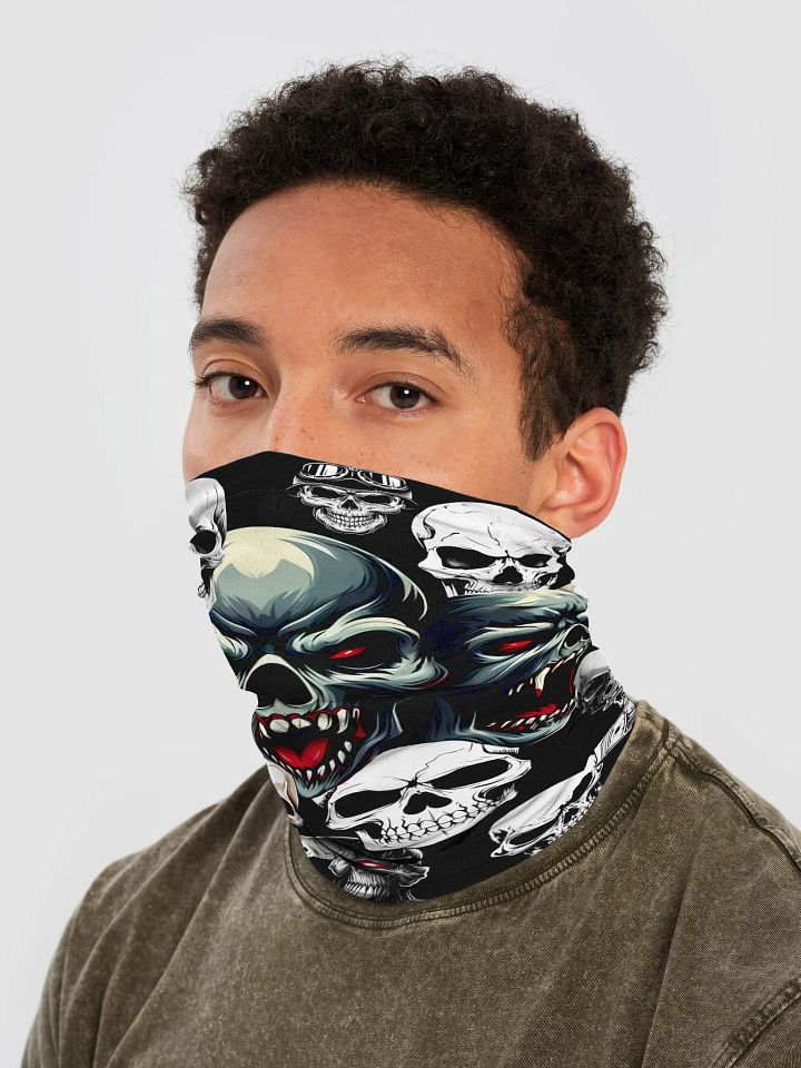 All-Over Skulls Neck Gaiter product image (2)