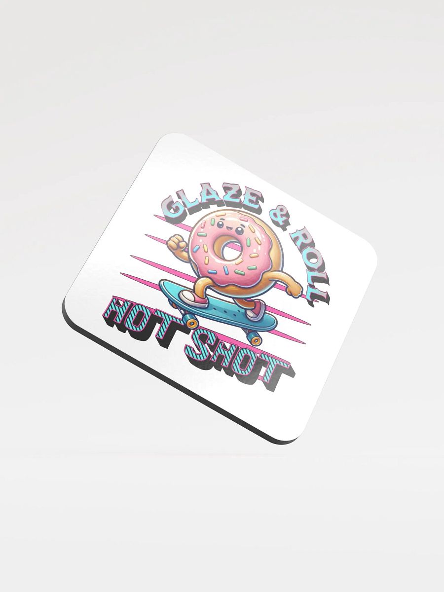 Glaze And Roll Hot Shot Cork Coaster product image (1)