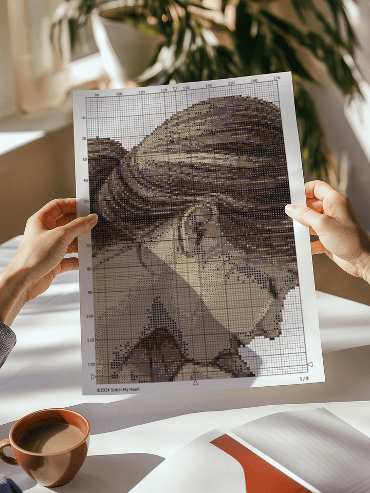 Mama Bottle Feeding Cross Stitch Pattern product image (2)