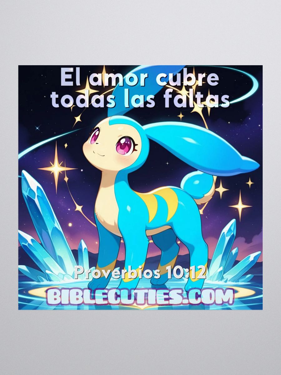 Amigitos Biblicos (Bible Cuties) Miriam – El amor cubre todas las faltas Calcomania / Pegatina product image (1)