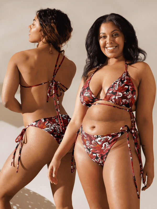 Fire Flower | Recycled String Bikini product image (2)