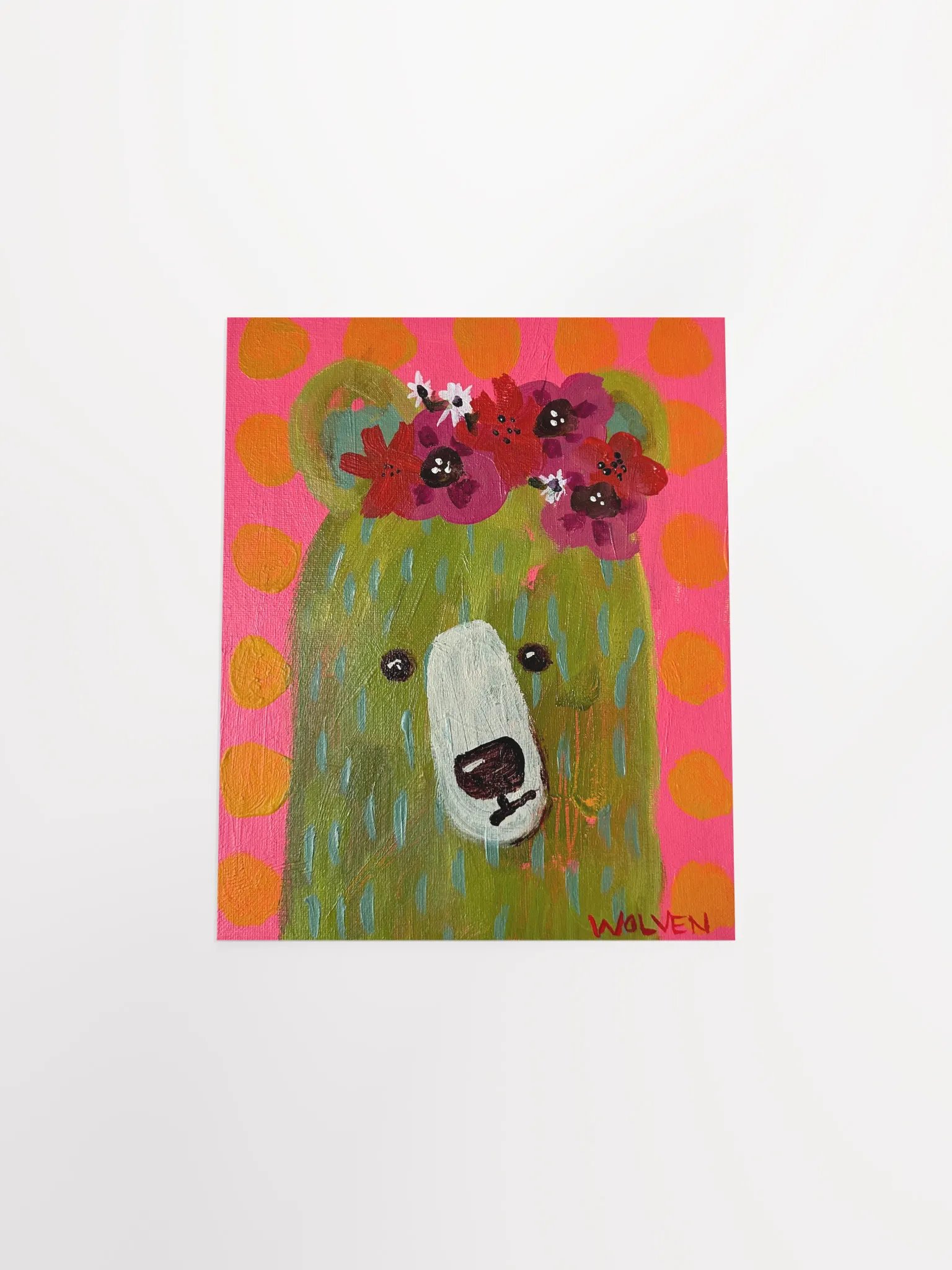 Custom Print: Olive – The Bear of Courage product image (4)