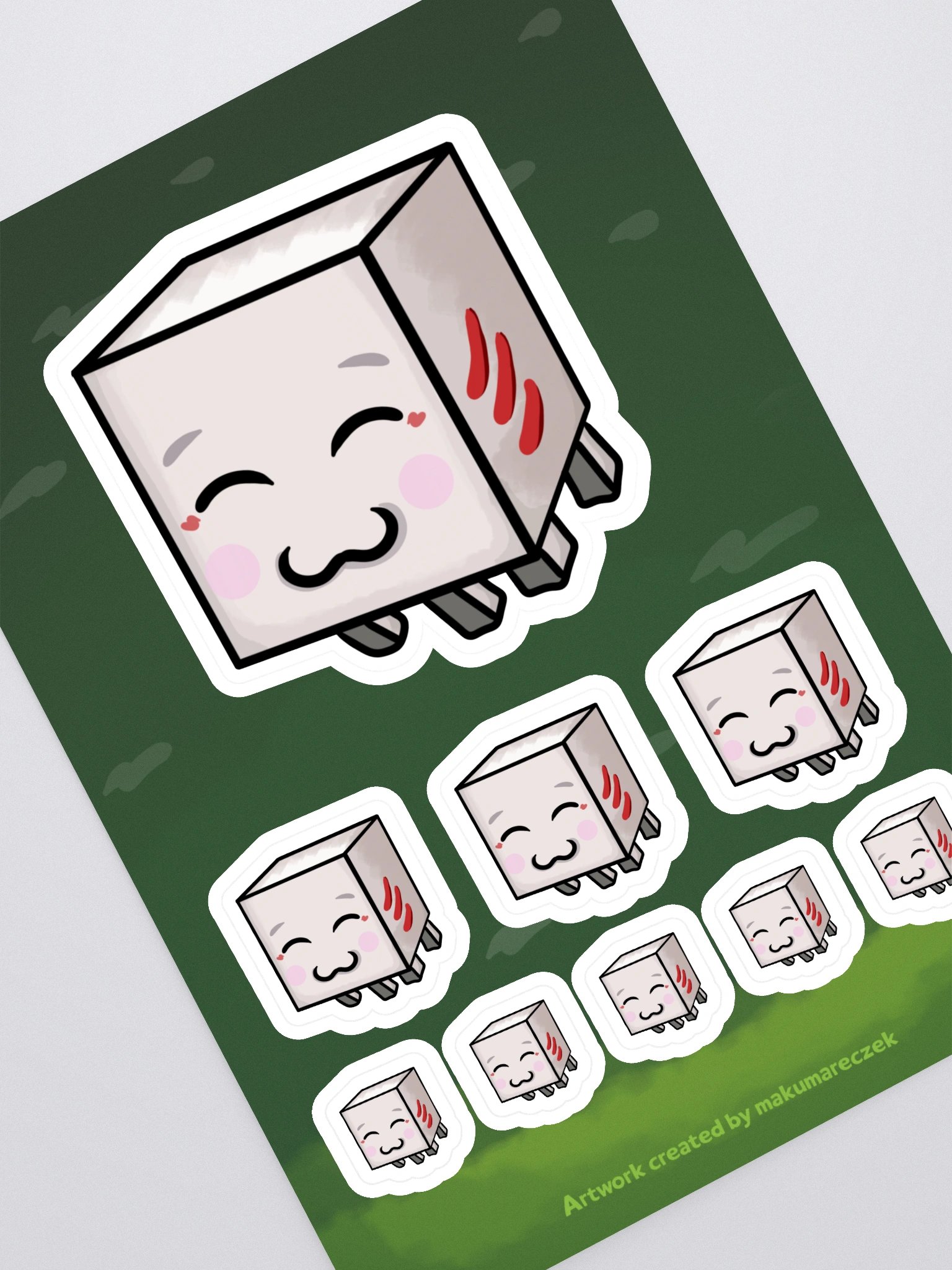 Happy Ghast - Kiss Cut Sticker Sheet product image (1)