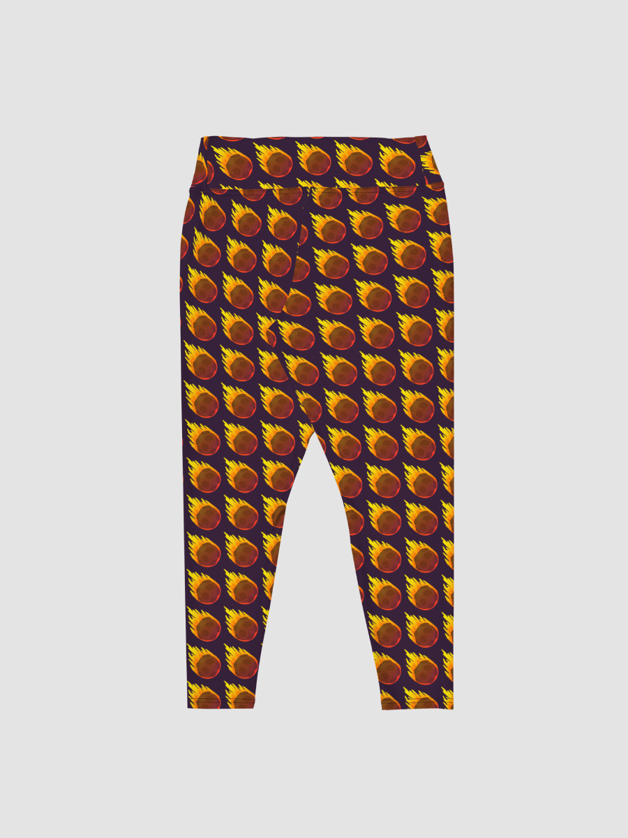Comet Plus Size Leggings (Dark Purple) product image (2)