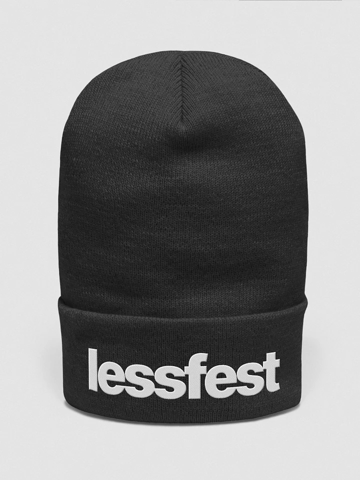 lessfest beanie product image (2)