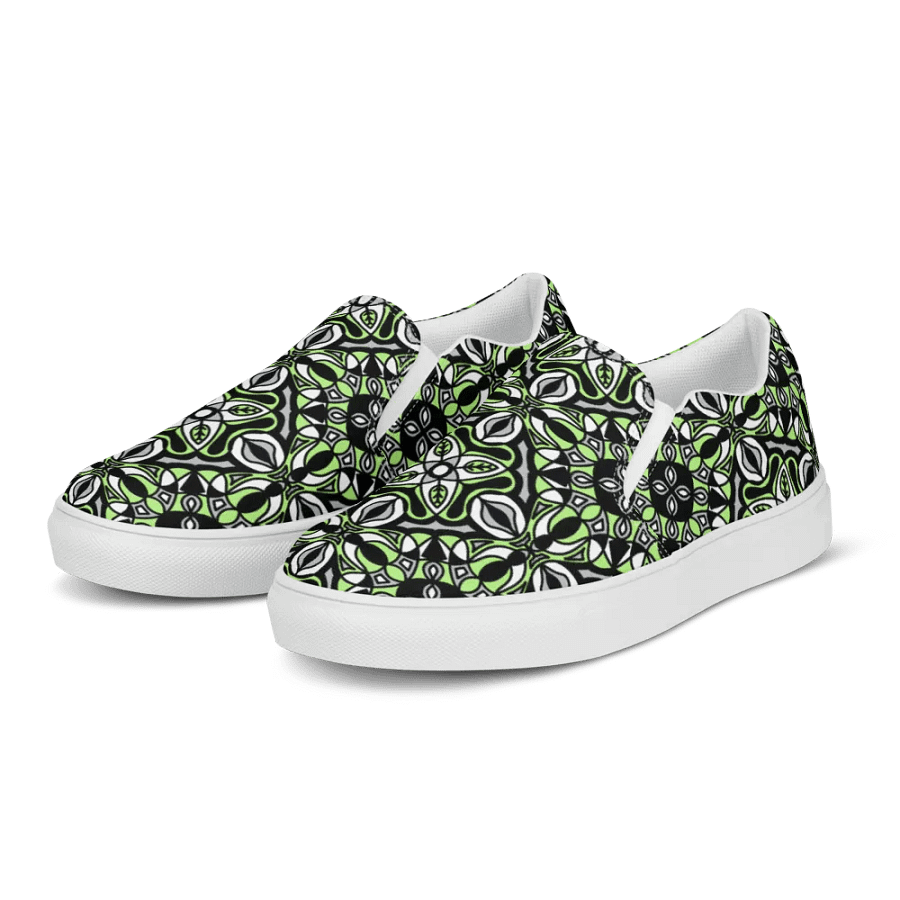 Mens Slip On Canvas - Agender Abstract product image (2)