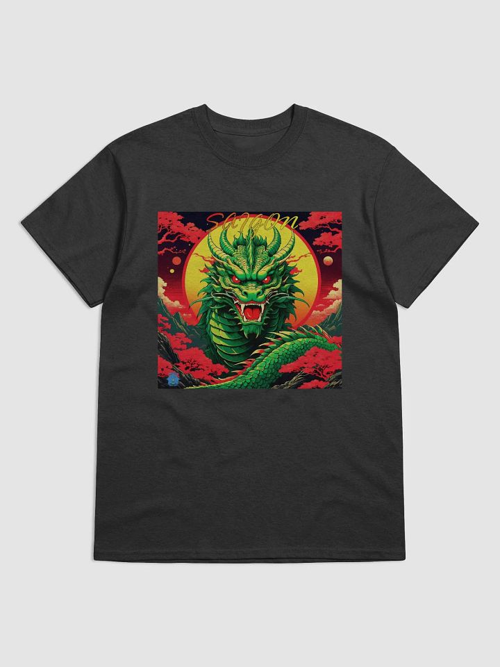 Retro Saigon Asian Green Dragon T-Shirt product image (7)