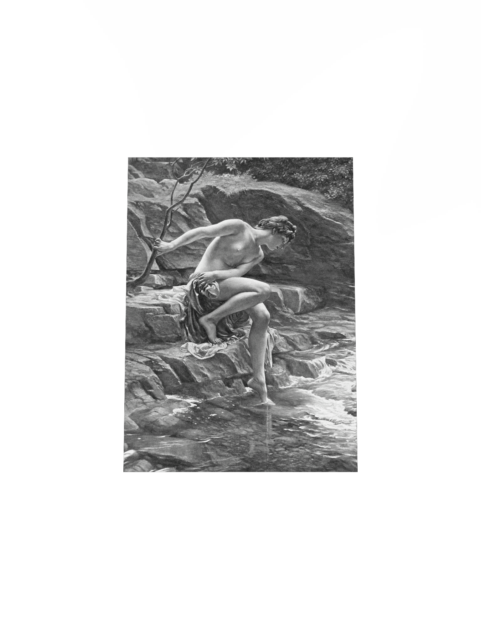 "The Nymphs' Bathing Place" by Edward John Poynter Poster product image (4)