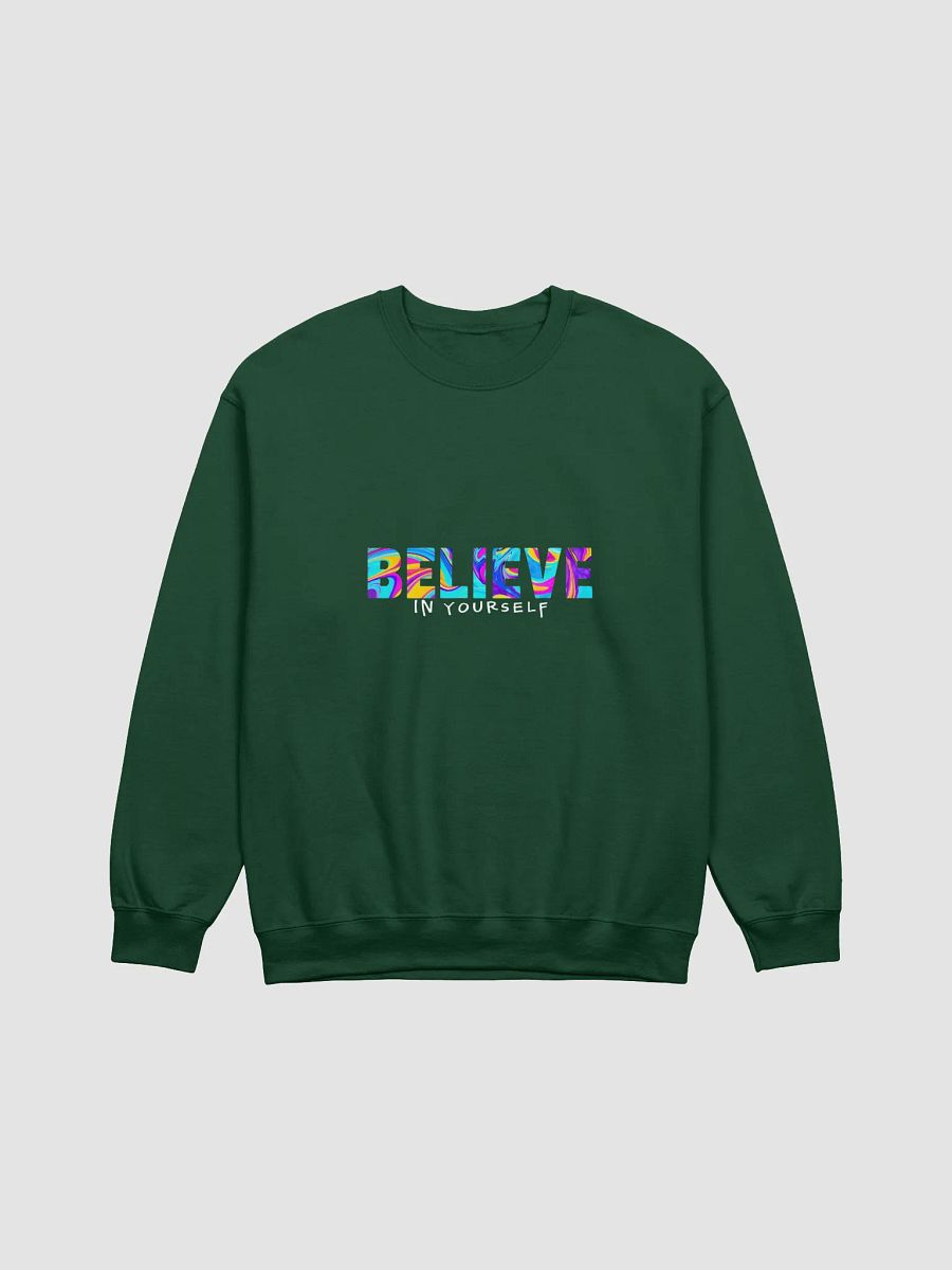 Believe in Yourself Marbled Crewneck Sweatshirt product image (1)
