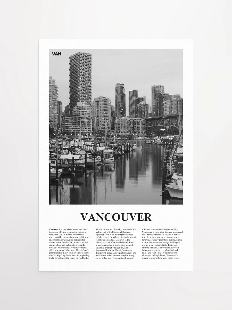 Vancouver 04 Newspaper Poster product image (11)