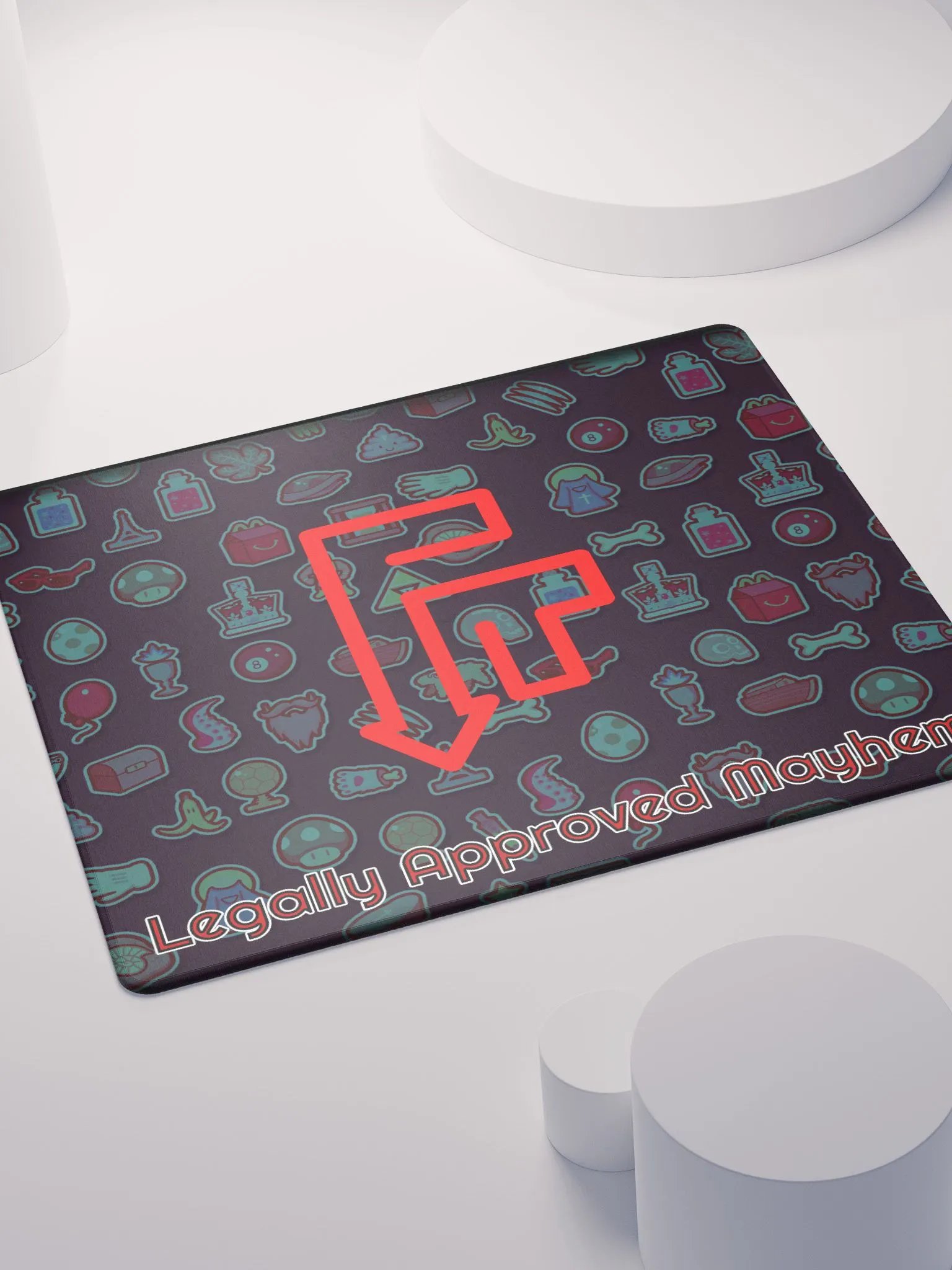 Legally approved mayhem Gaming Mouspad (18