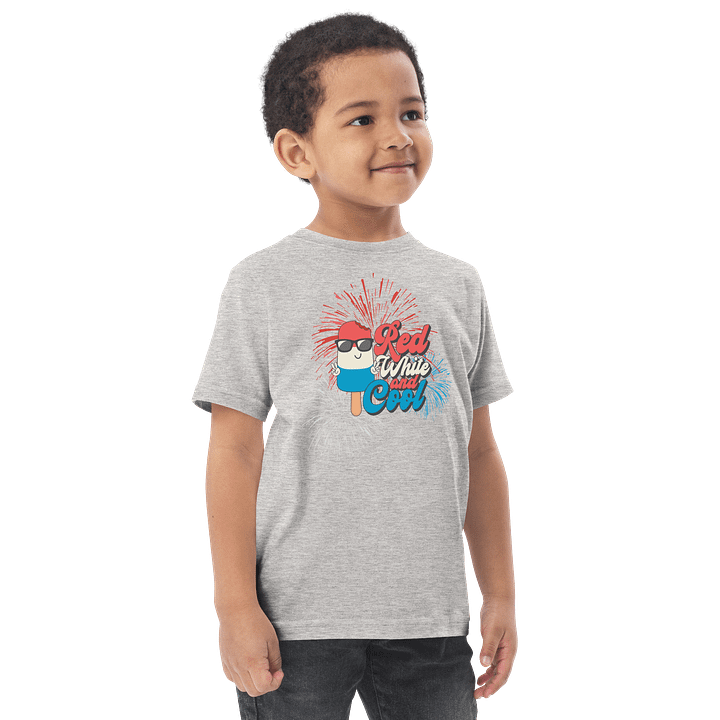 Red, White & Cool Toddler Boy Tee product image (8)