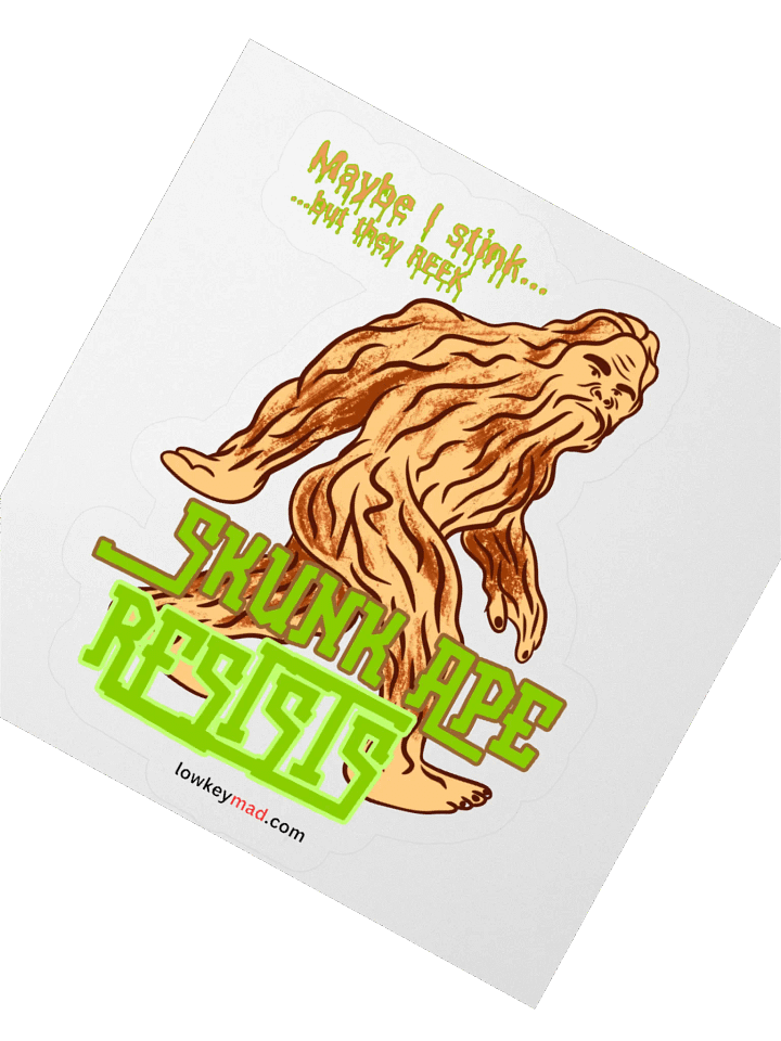 Skunk Ape Resists Sticker product image (4)