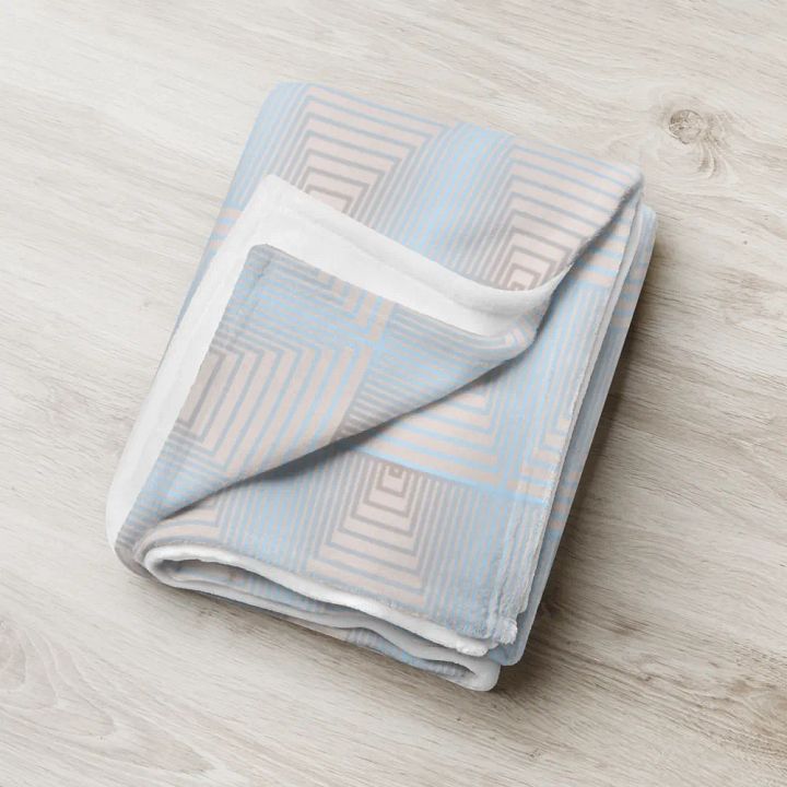 Modern Geometric Harmony Throw Description: product image (2)