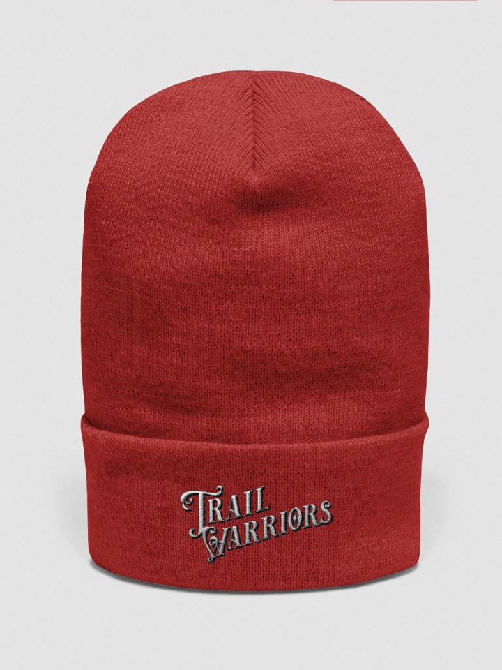 Black w/ Gradient Classic Trail Warriors Emblem Beanie product image (1)
