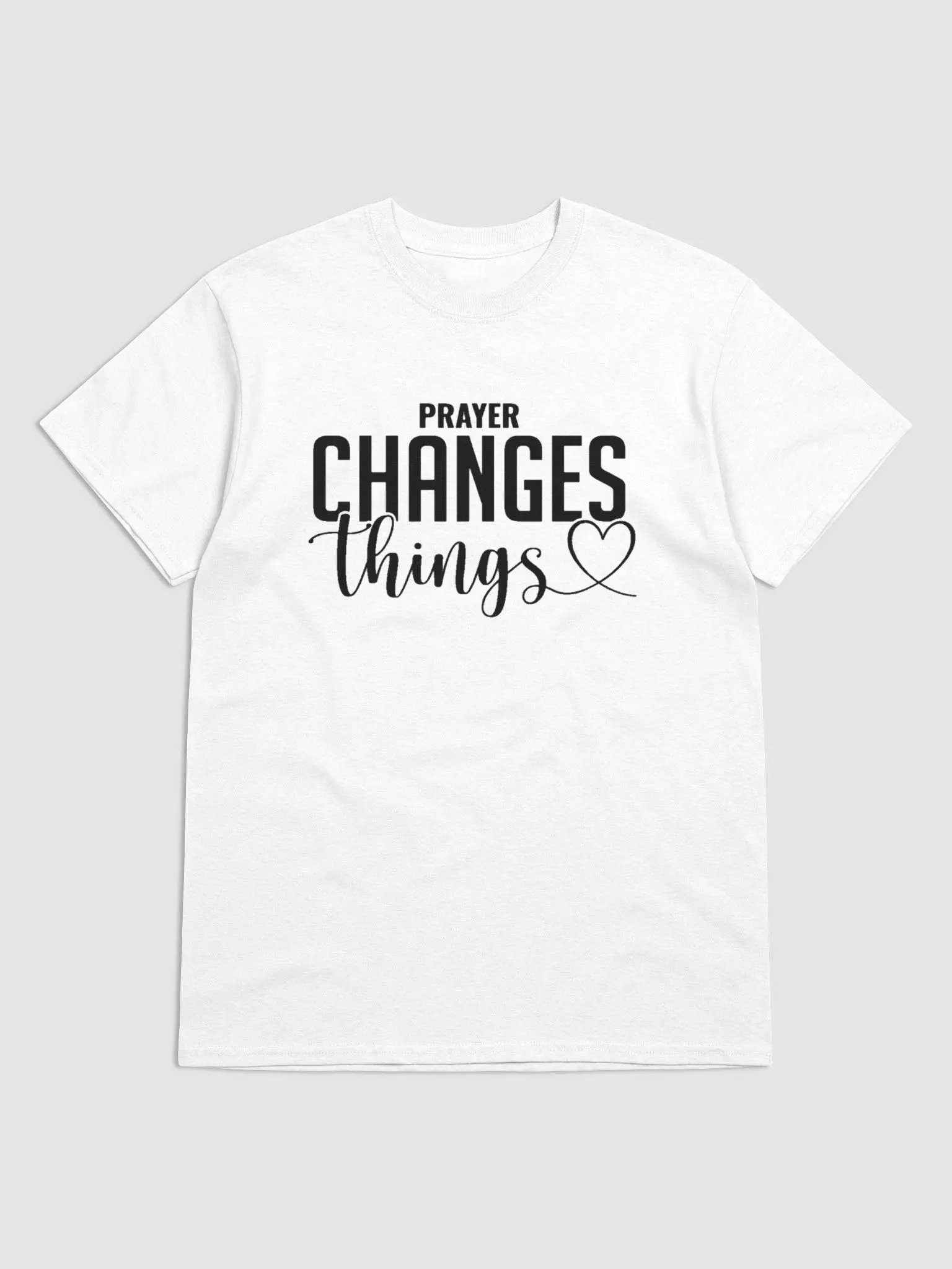 PRAYER CHANGES THINGS T-SHIRT product image (1)