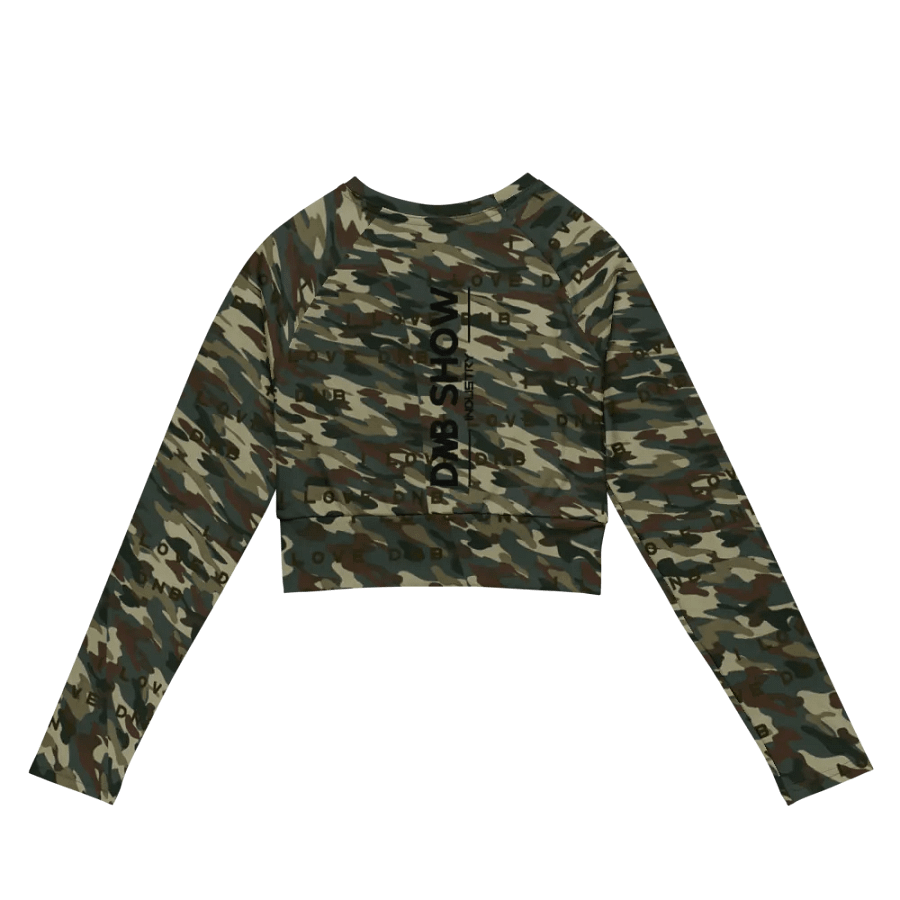 I Love DNB Camo Crop Top product image (7)