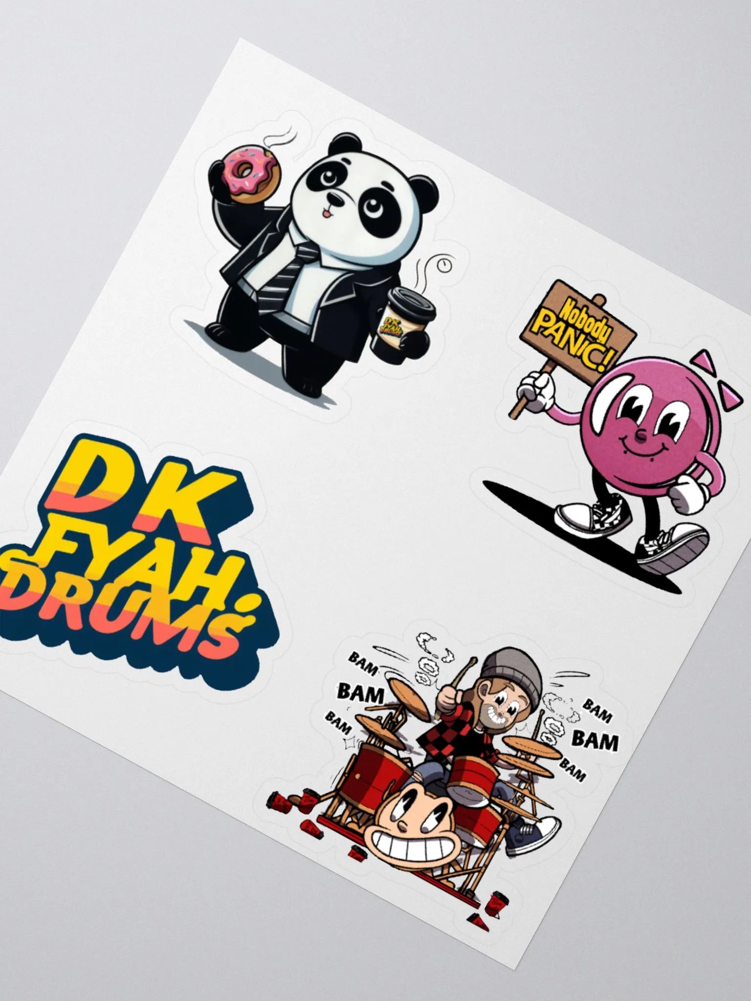 DK Crew Sticker Sheet product image (6)