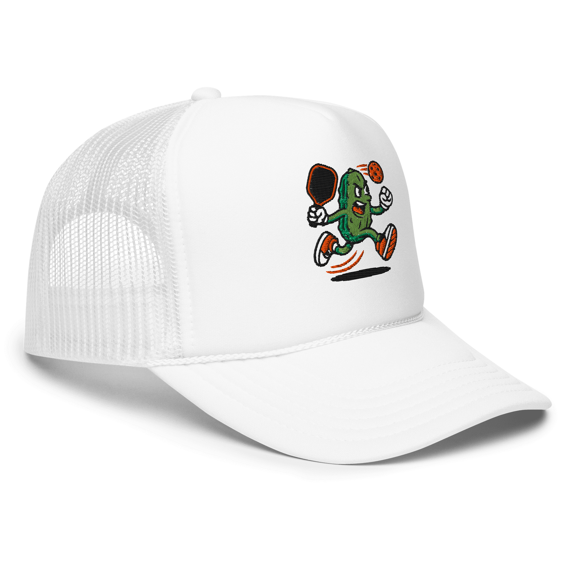 Pickleball Power Pickle Hat – Funny Unisex Adjustable Cap with Animated Pickle Design product image (3)