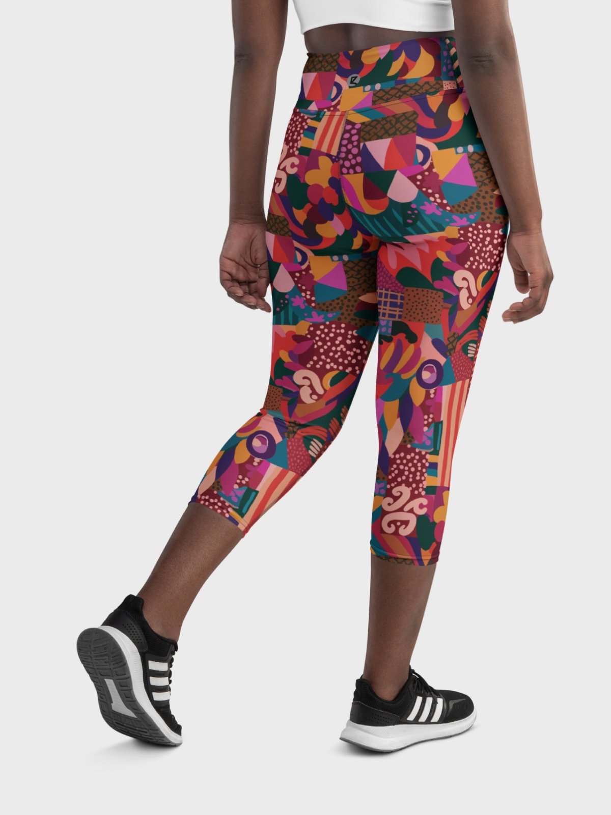 Capri Leggings "Abstract African Ethnic Pattern" Printed product image (2)
