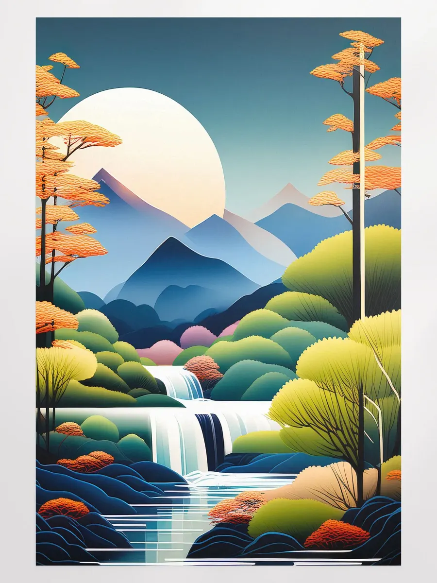 Vivid Landscape Poster - Large 24x36 Inches product image (1)