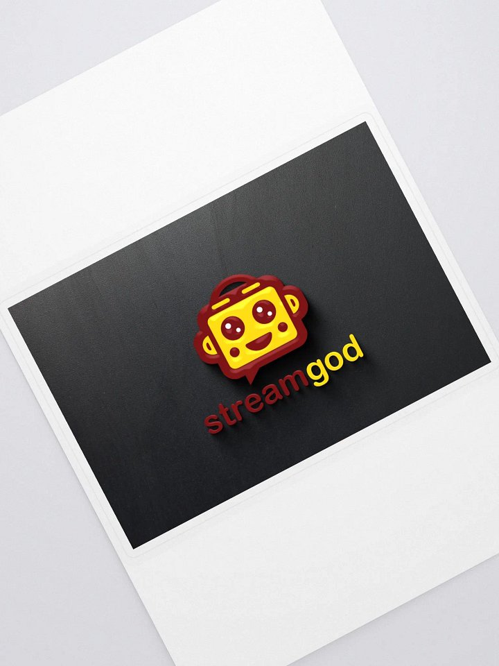 STREAMGOD sticker product image (1)