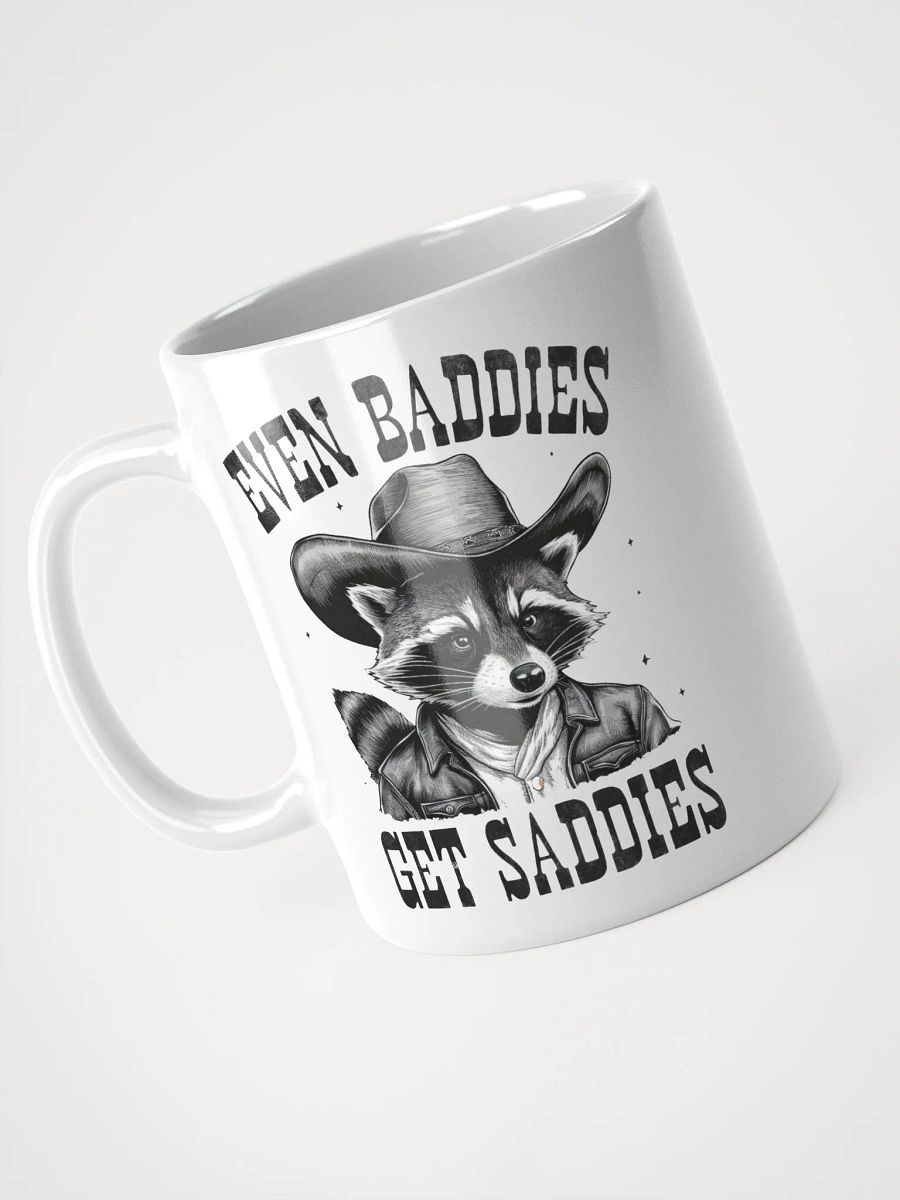 Even Baddies Get Saddies Raccoon Mug product image (8)