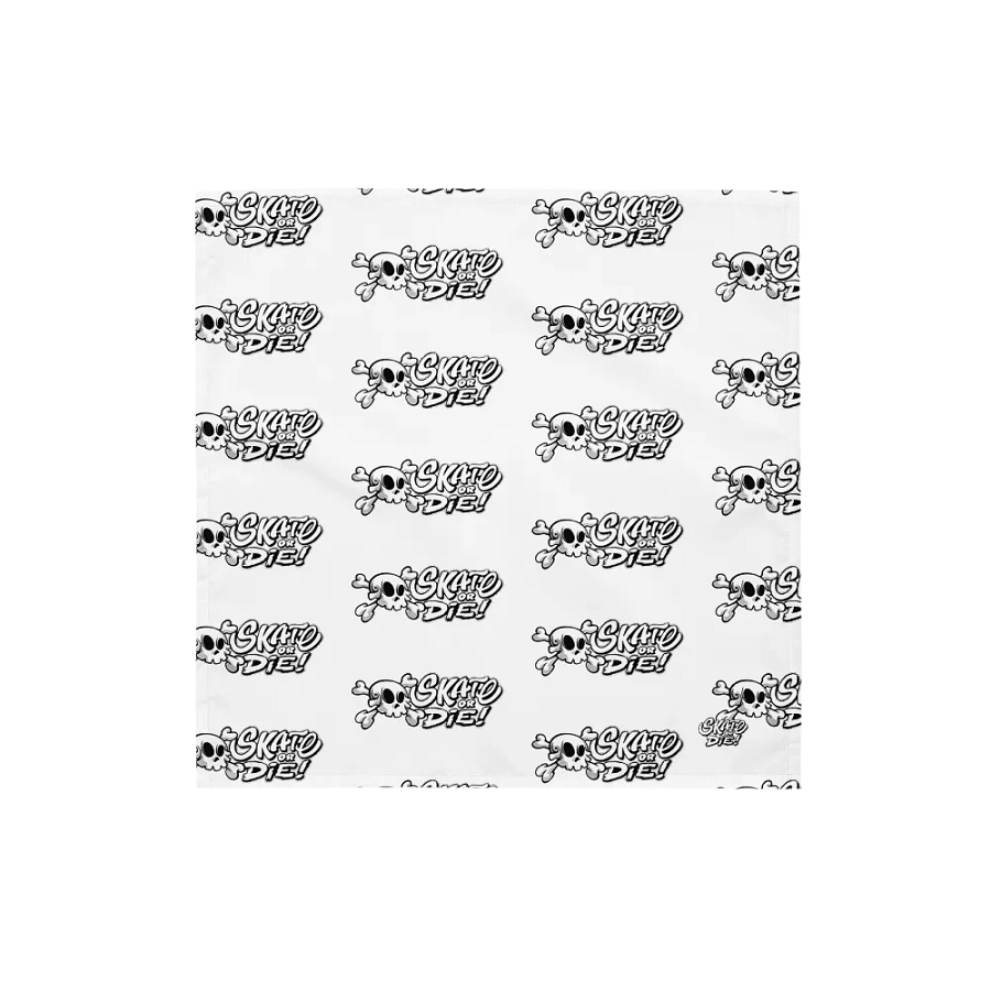 Skate Or Die! Bandana Men's (White) product image (1)