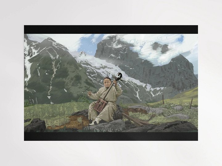Mongolian in Switzerland matte poster product image (1)