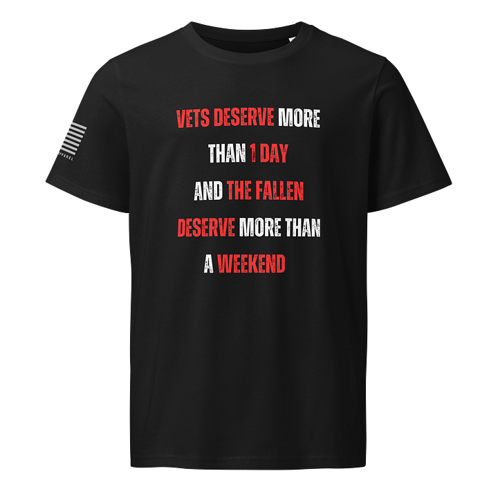 Honoring Veterans Unisex Organic Tee product image (2)