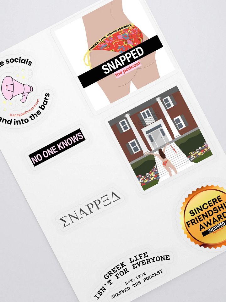 SNAPPED Sticker Pack product image (2)