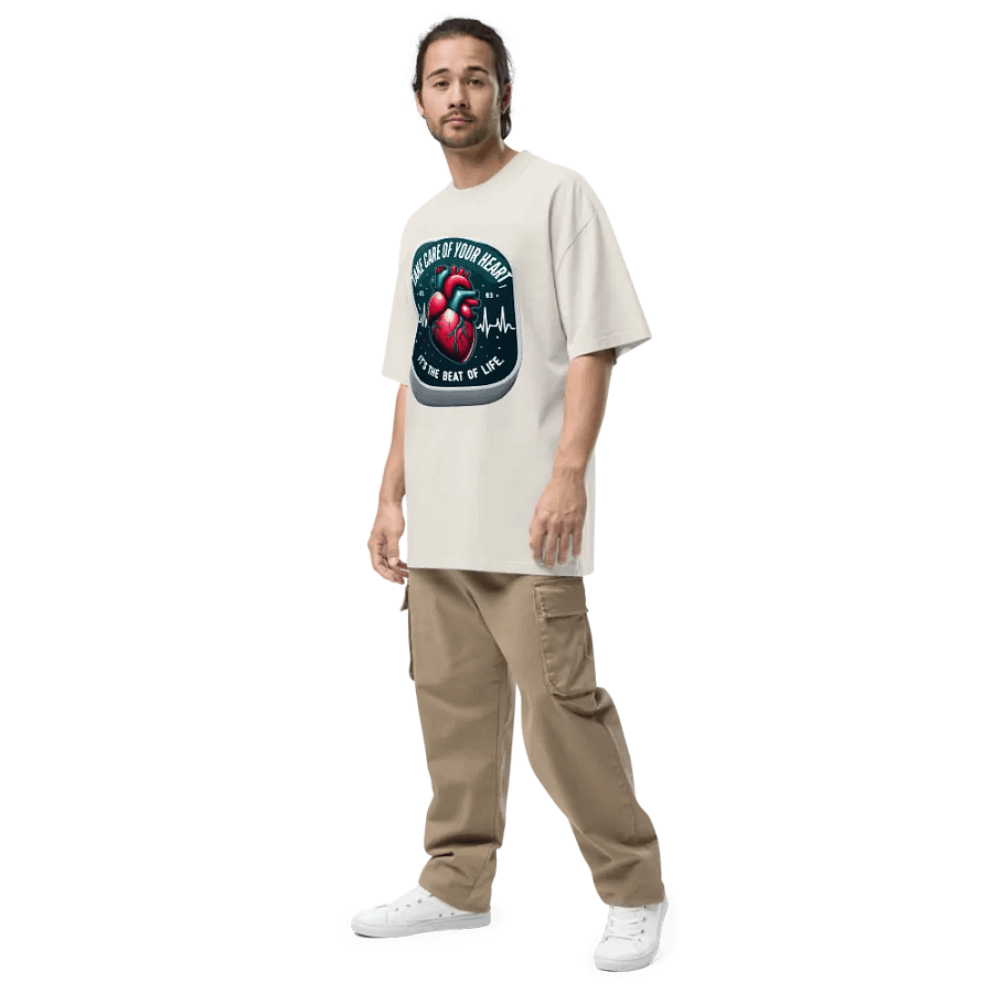 Heartbeat of Life Oversized Tee product image (33)
