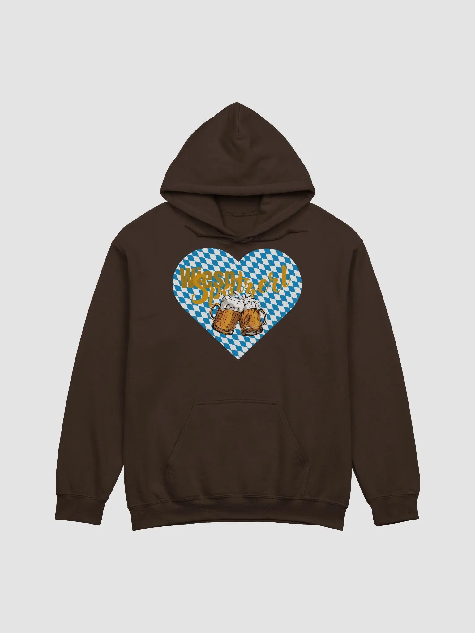 Wiesn-Spatzerl Kapuzen-Pullover Oktoberfest - Bayerisch-Blau product image (1)
