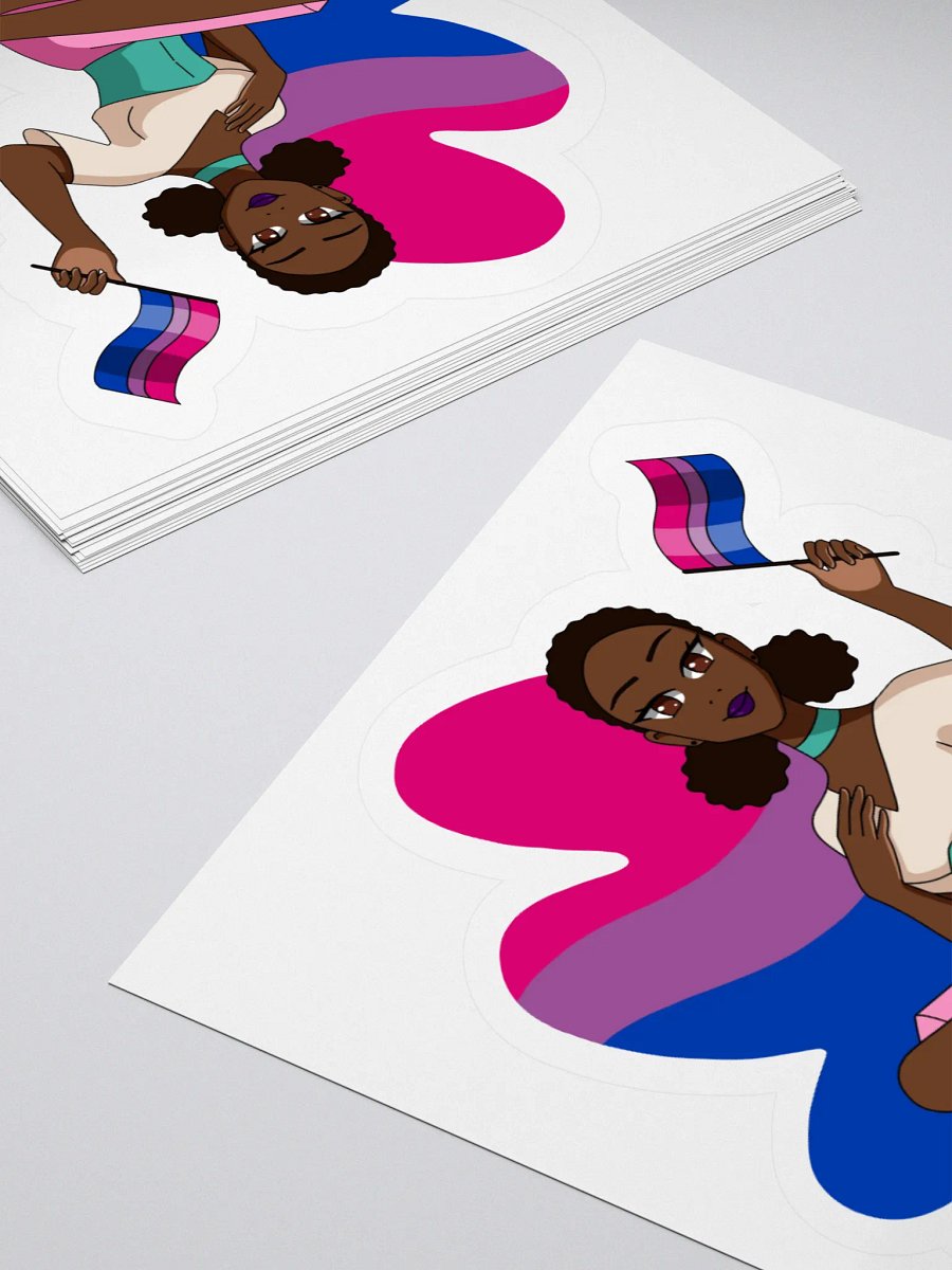 Luna Pride Sticker 3" x 3" product image (4)