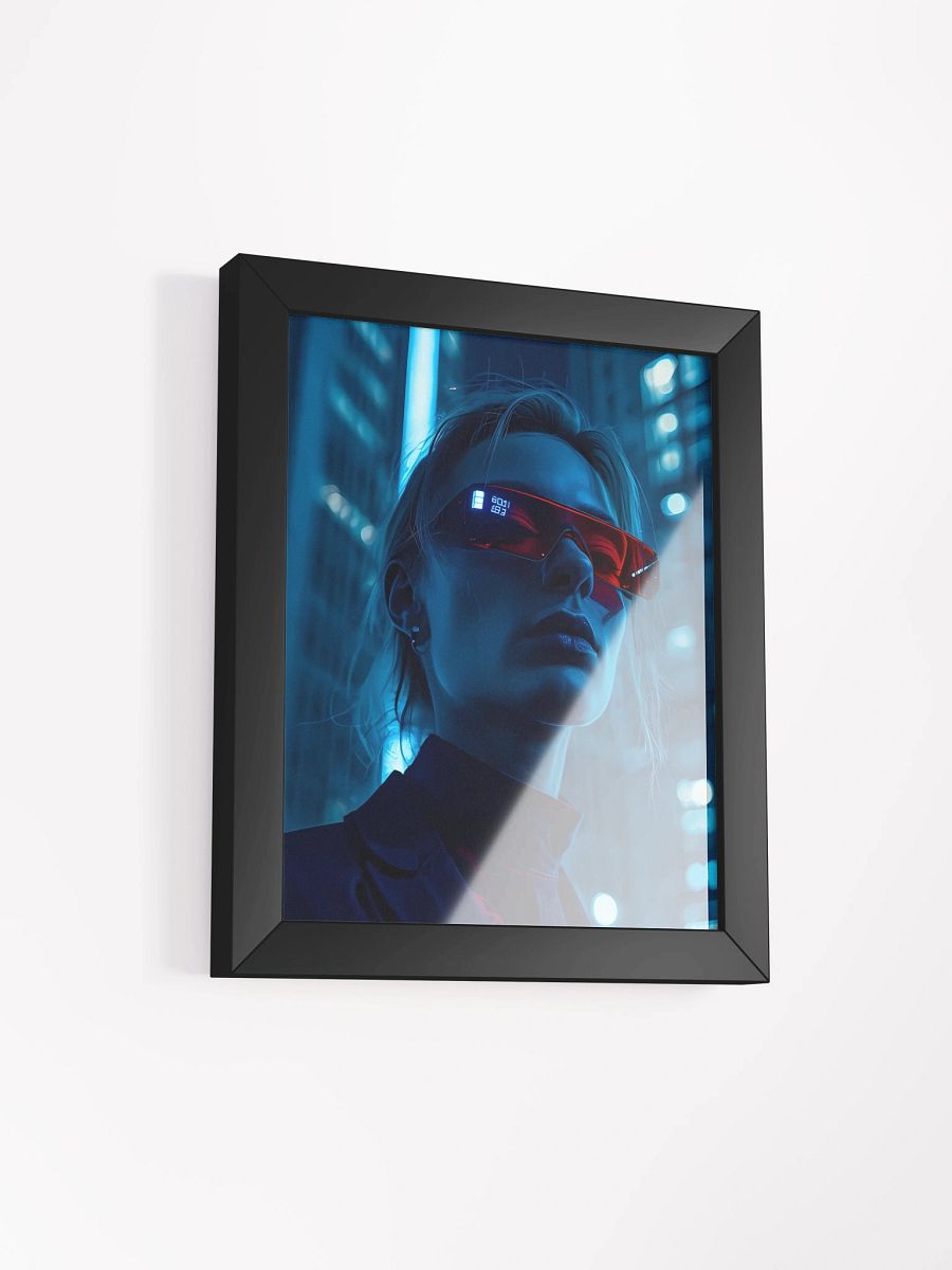 Cyberpunk Visionary Red Sunglasses Poster product image (3)
