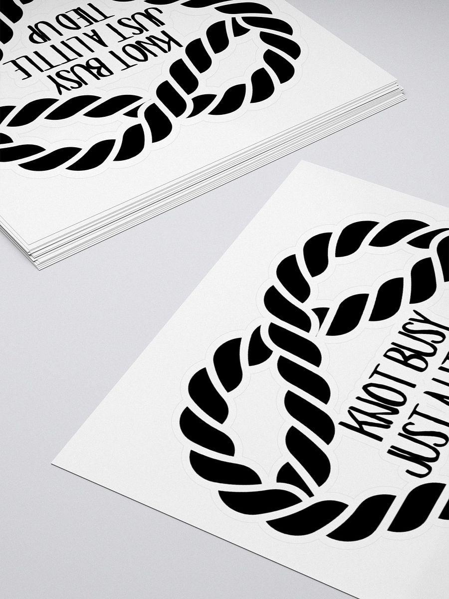 Knot Busy Vinyl Sticker product image (4)
