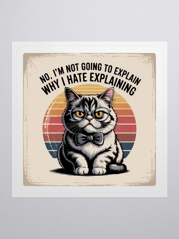 I Hate Explaining Human Design Manifestor Sticker product image (3)