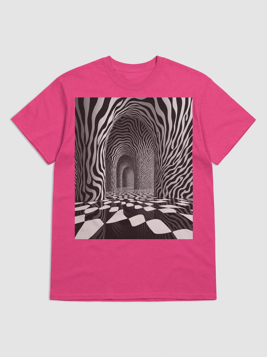 Zebra Maze – Optical Illusion Tunnel Art product image (1)