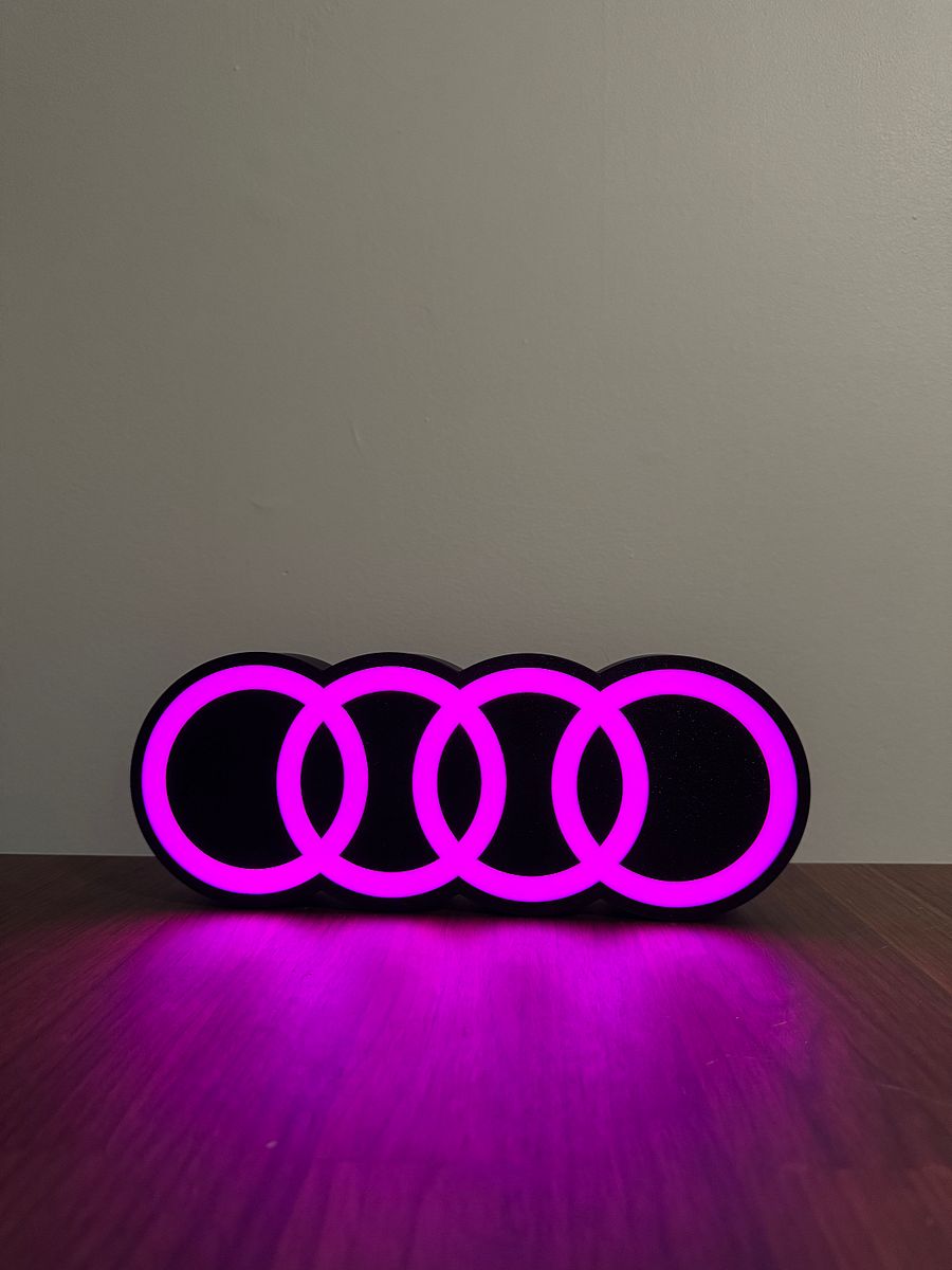 Audi Rings LED Lightbox product image (6)