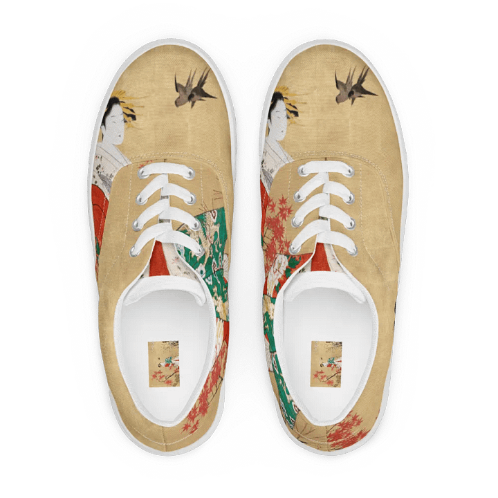 Autumn Serenity Lace-Up Canvas Shoes product image (1)