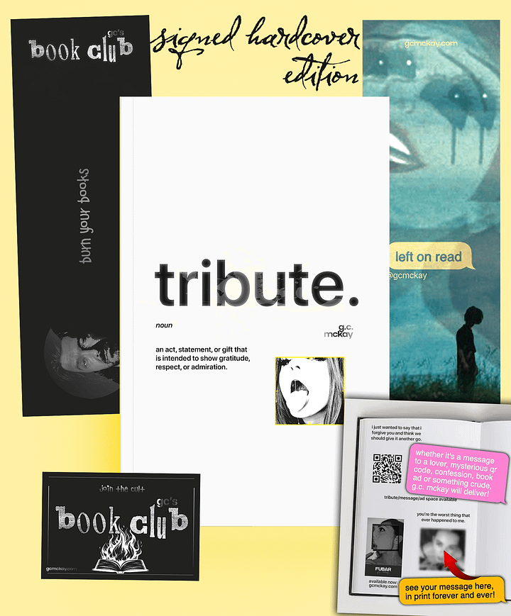 tribute. (hardcover signed edition) product image (2)