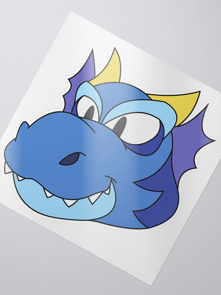 Happy Dragon Blue Sticker product image (2)