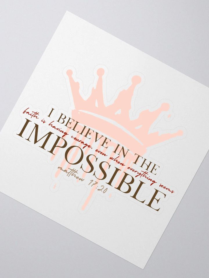 Impossible Sticker (A Crown of Chains) product image (2)