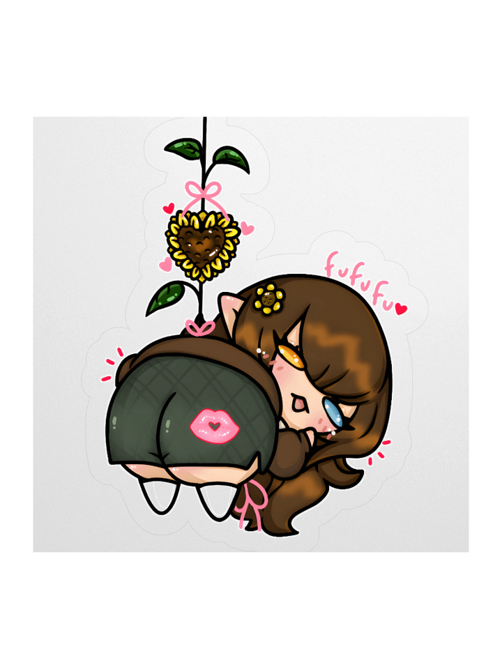 Whimsical Sunflower Kiss Cut Stickers product image (1)