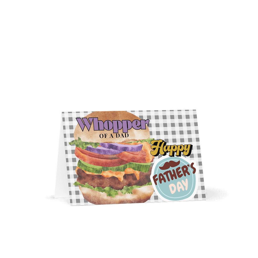 Whopper of a Dad Father's Day Greeting Card product image (2)