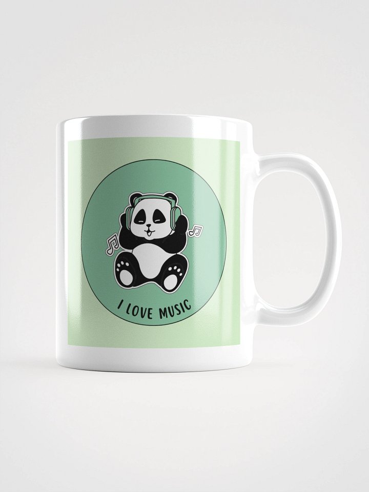 I Love Music Panda mug product image (2)