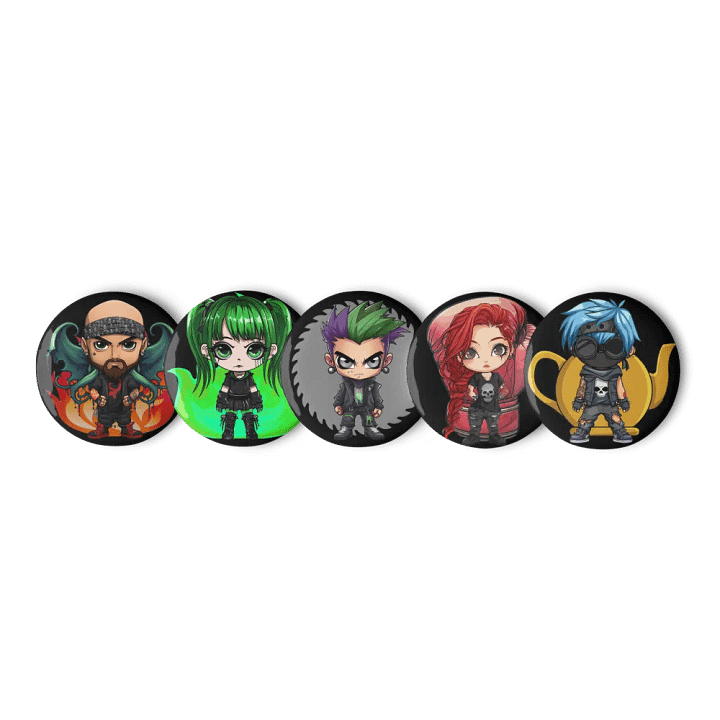Big O and Friends! Button Collection #1 product image (3)